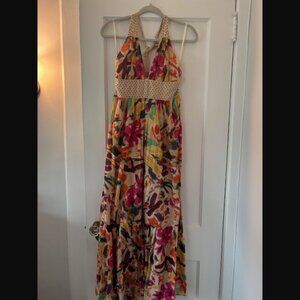 French Connection Floral Halter Maxi Dress